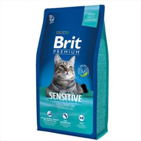 Brit Premium Sensitive Kuzu Etli Kedi Maması 8 KG