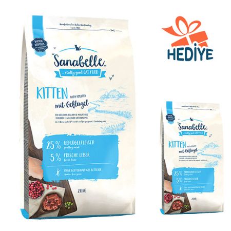 Sanabelle Glutensiz Yavru Kedi Maması 10 kg