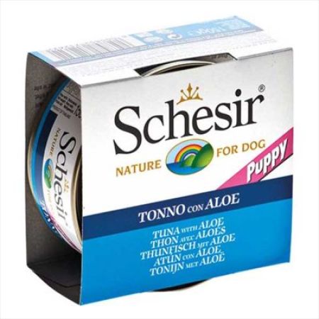 Schesir Ton Balığı Ve Aleoveralı Yaş Yavru Köpek Maması 150 GR