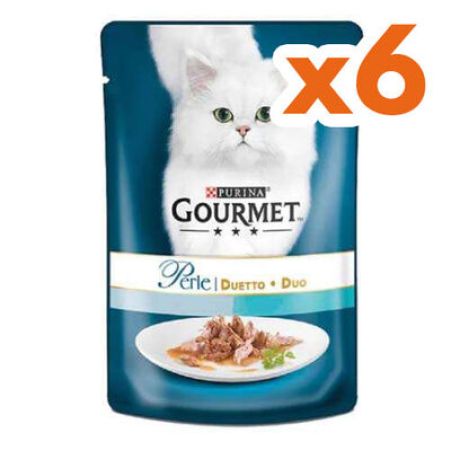 Gourmet Perle Izgara Ton Balıklı Yaş Kedi Maması 85 Gr x 6 Adet