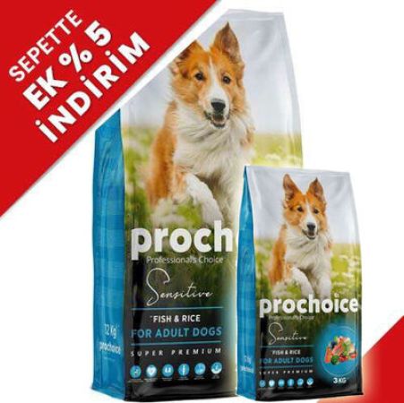 Pro Choice Sensitive Balıklı Hassas Köpek Maması 12 + 3 Kg (Toplam 15 Kg)