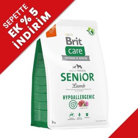 Brit Care Senior Kuzu Etli Yaşlı Köpek Maması 3 Kg