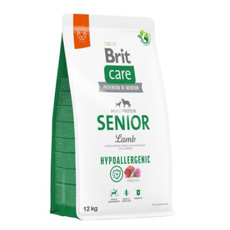 Brit Care Senior Kuzu Etli Yaşlı Köpek Maması 12 Kg + 2 Adet Pro Choice Konserve 400 Gr