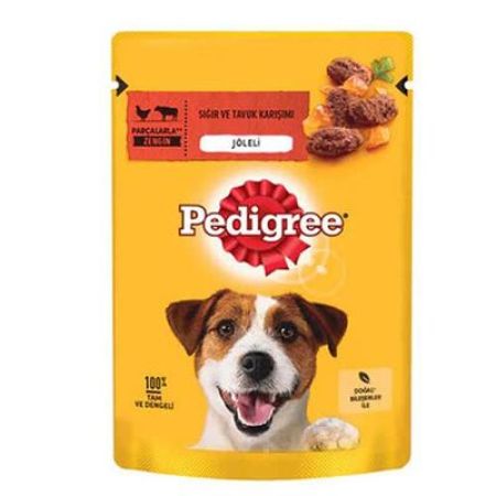 Pedigree Gravy Jöle İçinde Sığır Etli Köpek Yaş Maması 100 Gr