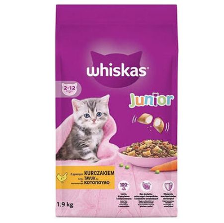 Whiskas Kitten Yavru Tavuklu Kedi Maması 1,9 Kg