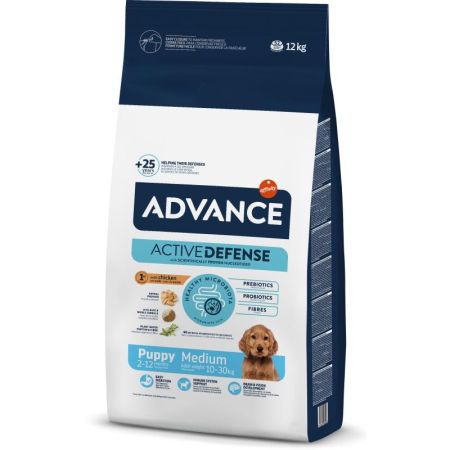 Advance Puppy Protect Tavuklu Orta Irk Yavru Köpek Maması 12 Kg