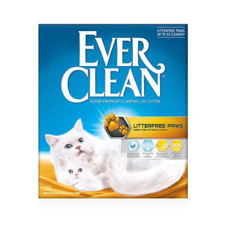 Ever Clean Less Trail/Litter Free  Patilere Yapışmayan Topaklanan Kedi Kumu 10lt