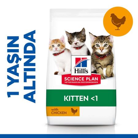 Hills Kitten Tavuk Etli Yavru Kedi Maması 3 kg