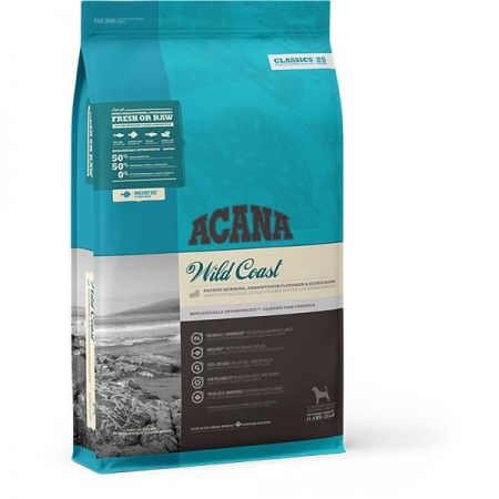 Acana Classics Wild Coast Düşük Tahıllı Balık Sebzeli Yetişkin Köpek Maması 14.5 Kg