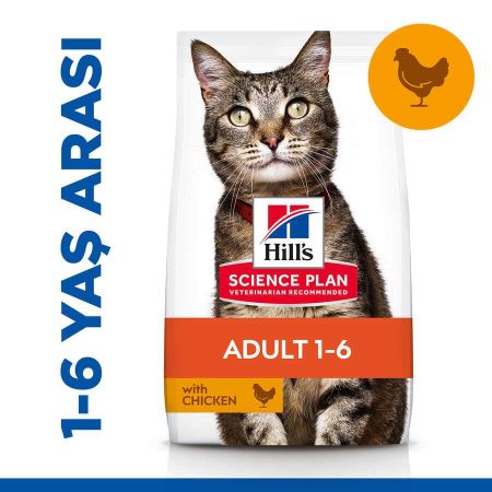 Hills Adult Tavuk Etli Yetişkin Kedi Maması 3 kg