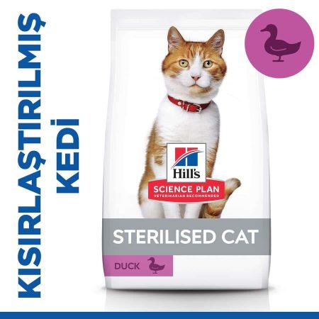 Hills Sterilised Duck Ördekli Kısırlaştırılmış Kedi Maması 3 Kg