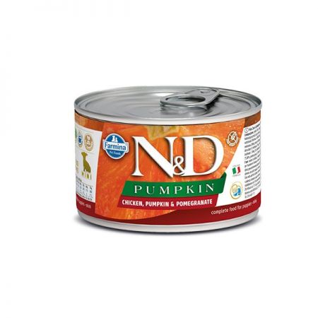 N&D Pumpkin Tavuklu Puppy Mini Köpek Konservesi 140 Gr