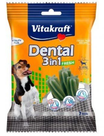 Vitakraft Naneli Köpek Diş Bakım Ödülü 3İn1 S
