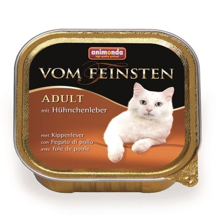 Animonda Vom Feinsten Tavuklu ve Ciğerli Kedi Konserve Maması 100Gr