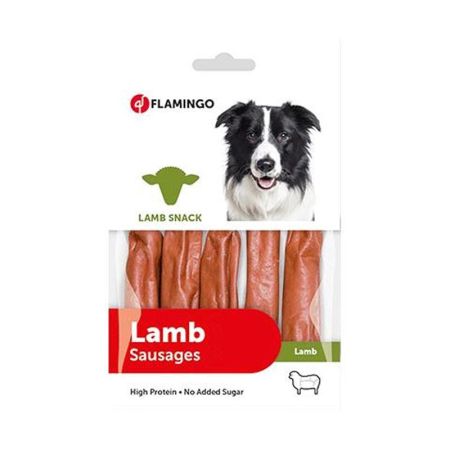 Flamingo Lamb Snack Kuzulu Sosis Köpek Ödülü 85 Gr