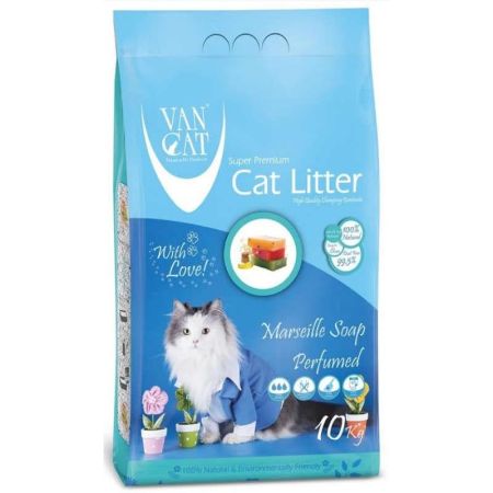 VanCat Marsilya Sabunlu İnce Taneli Kedi Kumu 10 Kg