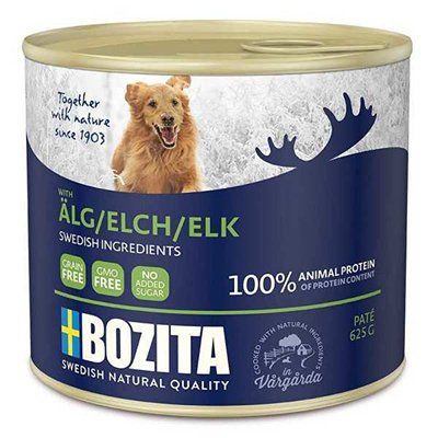 Bozita Geyikli Tahılsız Yetişkin Köpek Konservesi 625 Gr
