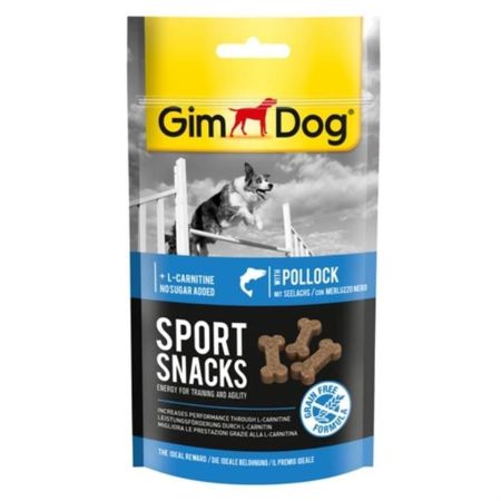 Gimdog Sport Snacks Coalfish Balıklı Köpek Ödül Tableti 60gr