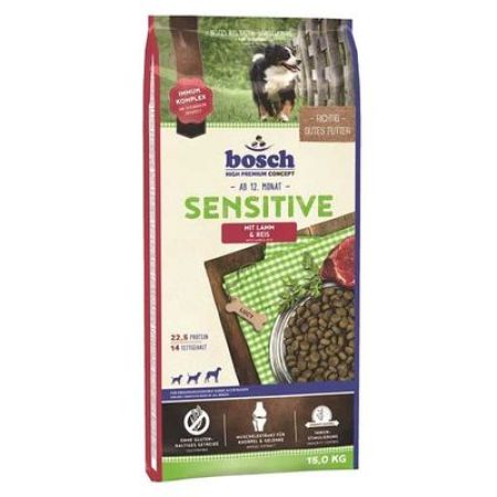 Bosch Sensitive Kuzu Etli Köpek Maması 15 KG