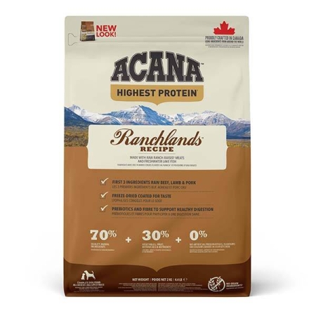 Acana Ranchlands Sığır Etli Köpek Maması 2 KG