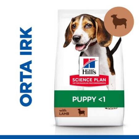 Hill's SCIENCE PLAN Orta Irk Kuzulu ve Pirinçli Yavru Köpek Maması 14 kg