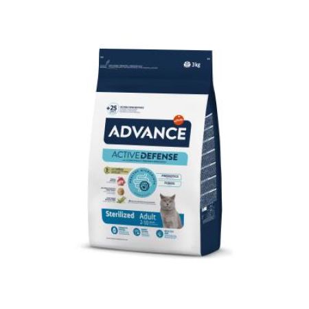 Advance Kısırlaştırılmış Hindili Yetişkin Kedi Maması 3 kg