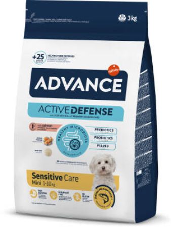 Advance Sensitive Somonlu Küçük Irk Yetişkin Köpek Maması 3 kg