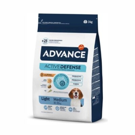 Advance Medium Light Tavuklu Orta Irk Diyet Köpek Maması 3 kg