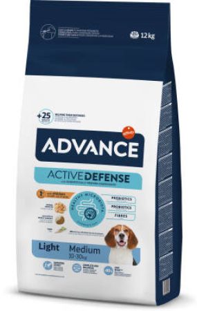 Advance Medium Light Orta Irk Tavuklu Diyet Köpek Maması 12 kg