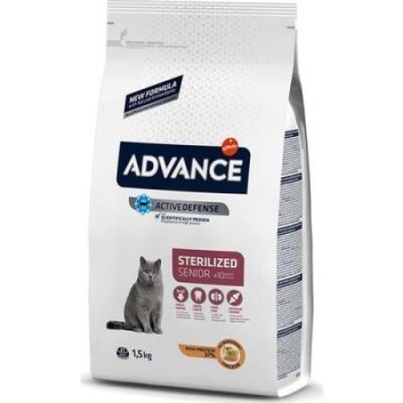 Advance Cat Sterilised Senior Kısırlaştırılmış 10 Yaş Üzeri Kedi Maması 1,5 kg
