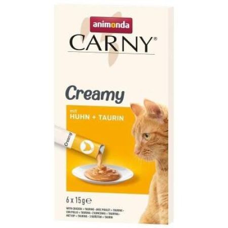 Animonda Snack Carny Tavuk & Taurin Sıvı Krema Kedi Ödülü  6 X 15 gr