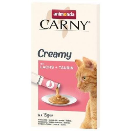 Animonda Snack Carny Somonlu & Taurinli Sıvı Krema Kedi Ödülü 6 X 15 gr