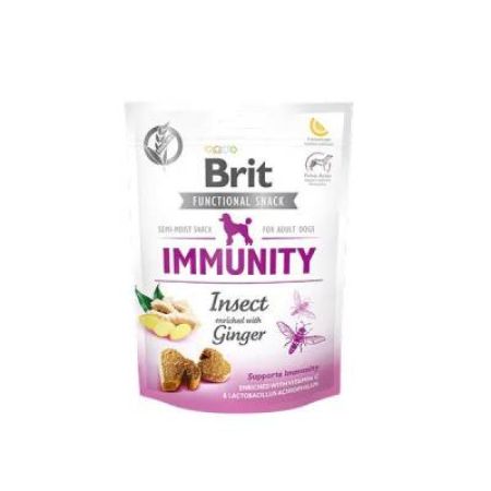 Brit Immunity Zencefilli ve Larva Proteinli Bağışıklık Destekleyici Köpek Ödülü 150 gr