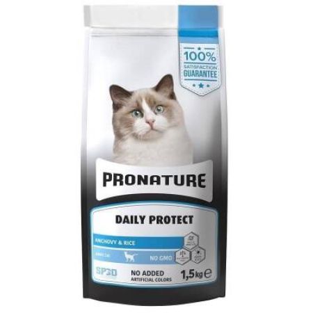 Pronature Hamsili ve Pirinçli Yetişkin Kedi Maması 1,5 kg
