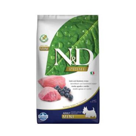 N&D Tahılsız Kuzu Etli Yaban Mersinli Küçük Irk Yetişkin Köpek Maması 2.5 Kg