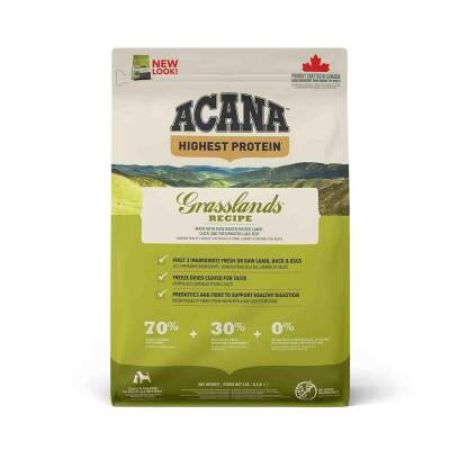 Acana Grasslands Kuzulu Ördekli ve Balıklı Tahılsız Yetişkin Köpek Maması 2 kg