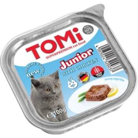 Tomi Yavru Kedi Kümes Hayvanlı Yaş Mama 100 gr