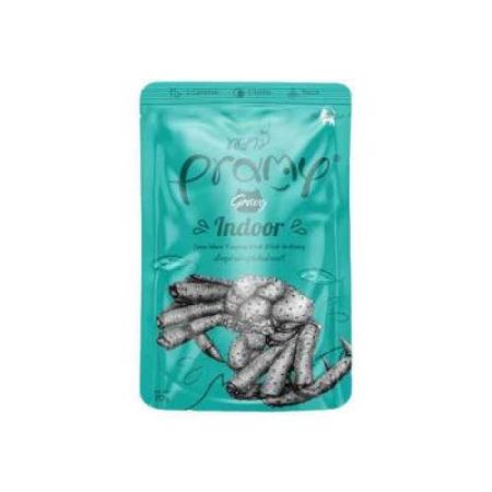 Pramy İndoor Ev Kedileri İçin Yengeçli Ton Balıklı Yetişikin Kedi Konserve Maması 70 gr