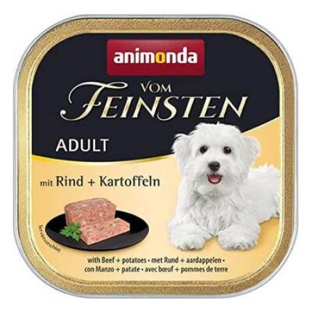 Animonda Vom Feinsten Sığır Eti ve Patatesli Köpek Konservesi 150 Gr