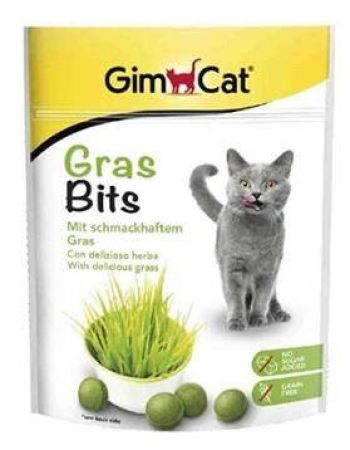 Gimcat Grass Bits Çimen İçerikli Kedi Ödül Tableti 10gr