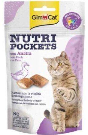 Gimcat Nutripockets Ördekli Kedi Ödülü 60 Gr