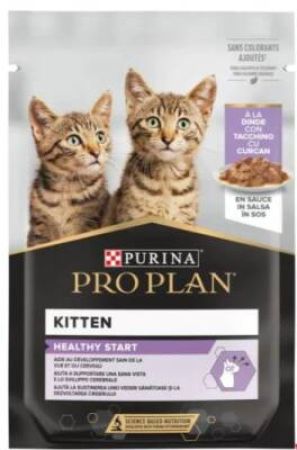 Pro Plan Pouch Sos İçinde Hindili Yavru Kedi Konservesi 85gr