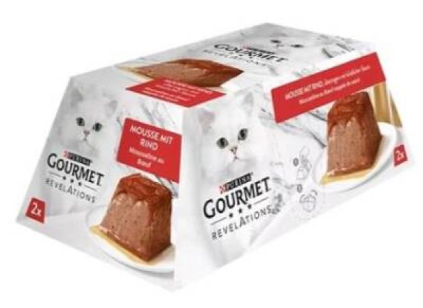 Gourmet Gold Revelations Sığır Etli Ezme Yetişkin Kedi Konservesi  2 X 57 gr
