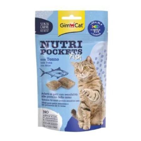 Gimcat Nutripockets Ton Balıklı Kedi Ödülü 60 gr