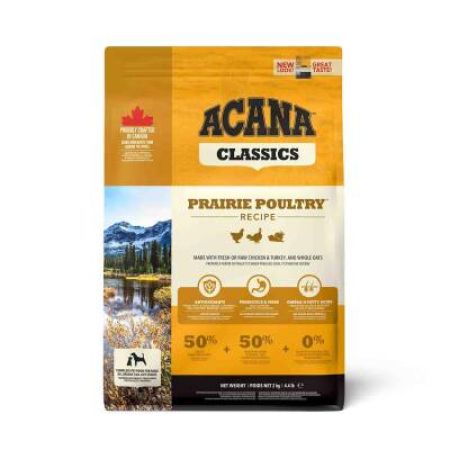 Acana Classics Prairie Poultry Tavuklu ve Hindili Düşük Tahıllı Tüm Irk ve Yaşam Evreleri İçin Köpek Maması 2 kg