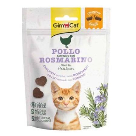 GimCat Tavuklu ve Biberiyeli Tahılsız Şekersiz Çıtır Kedi Ödül Maması 60 gr