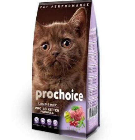 ProChoice Pro 38 Kitten Kuzu Etli Yavru Kedi Maması 2 KG