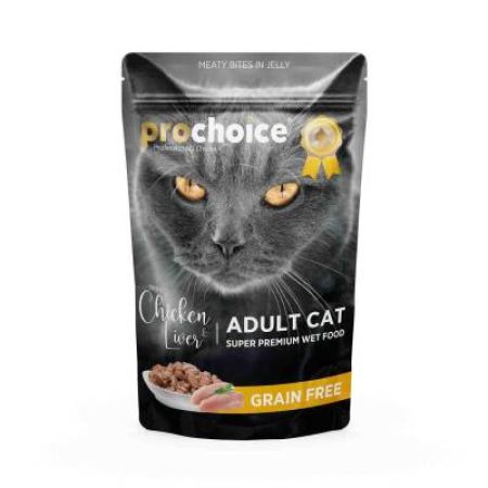 ProChoice Tavuklu Ciğerli Yetişkin Kedi Maması 85 Gr