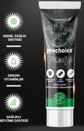Prochoice Taurinli Multi Vitamin Kedi Macunu 100 ml