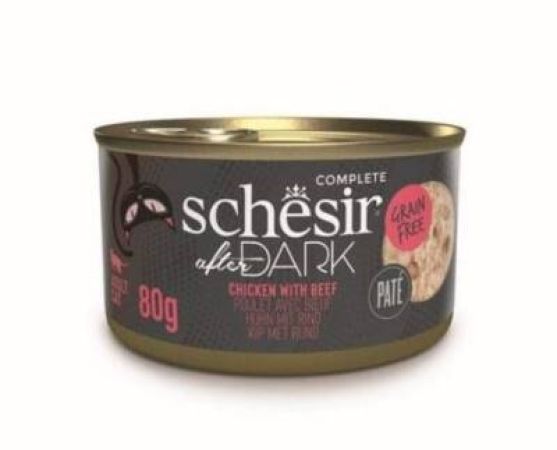 Schesir After Dark Tavuk Et Suyunda Kedi Konservesi 80 gr